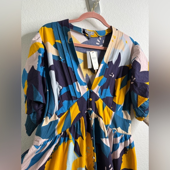 NWT Anthropologie Conditions Apply Ronika Maxi
Dress Puff Sleeve Floral Print XL - Picture 10 of 16